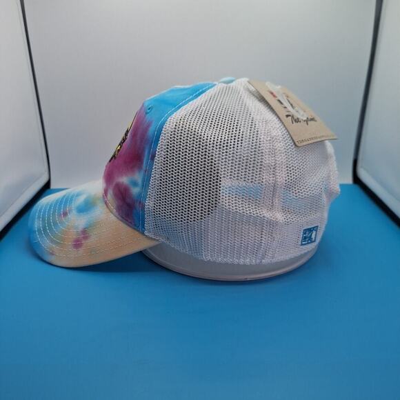 Minnesota Vikings Tie Dye Trucker Snapback Patch Hat Cap NFL The Game Cotton - Picture 3 of 8